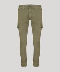 Calca-Masculina-Slim-Cargo-com-Bolsos-Verde-Militar-9167639-Verde_Militar_5