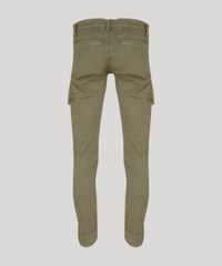 Calca-Masculina-Slim-Cargo-com-Bolsos-Verde-Militar-9167639-Verde_Militar_6