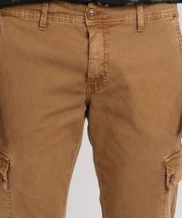 Calca-Masculina-Slim-Cargo-com-Bolsos-Caramelo-9167639-Caramelo_4