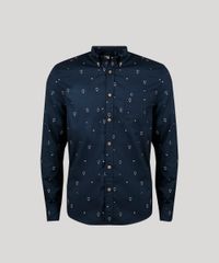 Camisa-Masculina-Mini-Print-Lampada-com-Bolso-Manga-Longa-Azul-Marinho-9079741-Azul_Marinho_5
