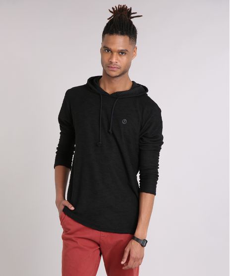 Camiseta-Masculina-em-Moletom-com-Capuz-Manga-Longa-Preta-9220691-Preto_1