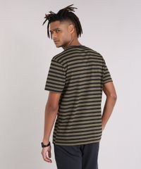 Camiseta-Masculina-Listrada-Manga-Curta-Gola-Careca-Verde-Militar-9204774-Verde_Militar_2