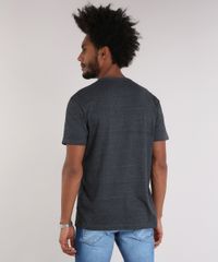 Camiseta-Masculina-Basica-com-Bolso-Manga-Curta-Gola-Careca-Cinza-Mescla-Escuro-8302517-Cinza_Mescla_Escuro_2