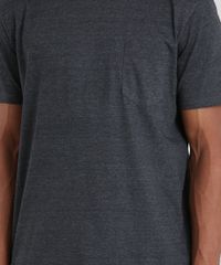 Camiseta-Masculina-Basica-com-Bolso-Manga-Curta-Gola-Careca-Cinza-Mescla-Escuro-8302517-Cinza_Mescla_Escuro_4
