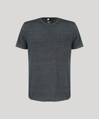 Camiseta-Masculina-Basica-com-Bolso-Manga-Curta-Gola-Careca-Cinza-Mescla-Escuro-8302517-Cinza_Mescla_Escuro_5