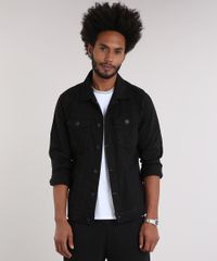 Jaqueta-Masculina-Trucker-Manga-Longa-Preta-8301498-Preto_1