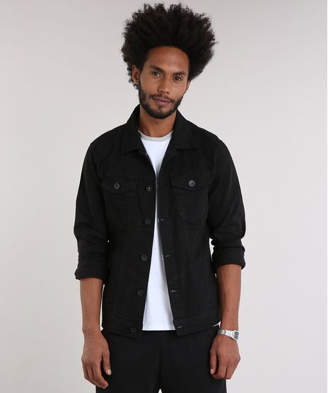 Jaqueta-Masculina-Trucker-Manga-Longa-Preta-8301498-Preto_1