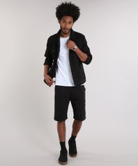 Jaqueta-Masculina-Trucker-Manga-Longa-Preta-8301498-Preto_3