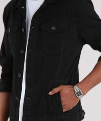 Jaqueta-Masculina-Trucker-Manga-Longa-Preta-8301498-Preto_4