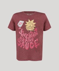 Camiseta-Masculina-Rick-and-Morty-Manga-Curta-Gola-Careca-Vinho-9216173-Vinho_5