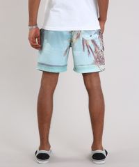 Bermuda-Masculina-com-Estampa-de-Coqueiro-e-Bolsos-Verde-9226918-Verde_2