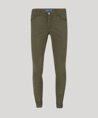 Calca-de-Sarja-Masculina-Skinny-com-Bolsos-Verde-Militar-9213444-Verde_Militar_5