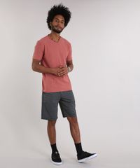 Camiseta-Masculina-com-Botoes-Manga-Curta-Gola-V-Coral-9198346-Coral_3