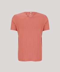 Camiseta-Masculina-com-Botoes-Manga-Curta-Gola-V-Coral-9198346-Coral_5