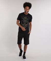 Camiseta-Masculina--You-Are-a-Soul--Manga-Curta-Gola-Careca-Preta-9158949-Preto_3
