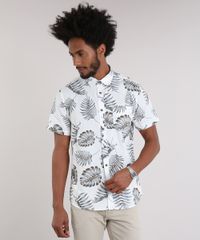 Camisa-Masculina-Estampada-de-Folhagem-com-Bolso-Manga-Curta-Off-White-8931173-Off_White_1 Camisa-Masculina-Estampada-de-Folhagem-com-Bolso-Manga-Curta-Off-White-8931173-Off_White_1