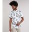 Camisa-Masculina-Estampada-de-Folhagem-com-Bolso-Manga-Curta-Off-White-8931173-Off_White_1