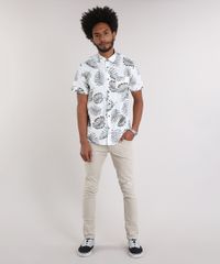 Camisa-Masculina-Estampada-de-Folhagem-com-Bolso-Manga-Curta-Off-White-8931173-Off_White_3 Camisa-Masculina-Estampada-de-Folhagem-com-Bolso-Manga-Curta-Off-White-8931173-Off_White_3