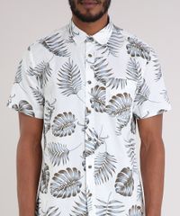 Camisa-Masculina-Estampada-de-Folhagem-com-Bolso-Manga-Curta-Off-White-8931173-Off_White_4 Camisa-Masculina-Estampada-de-Folhagem-com-Bolso-Manga-Curta-Off-White-8931173-Off_White_4