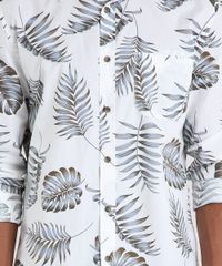 Camisa-Masculina-Estampada-de-Folhagem-com-Bolso-Manga-Longa-Off-White-8931179-Off_White_4