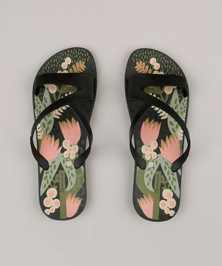 Chinelo-Feminino-Ipanema-com-Estampa-Floral-Preto-9258714-Preto_1