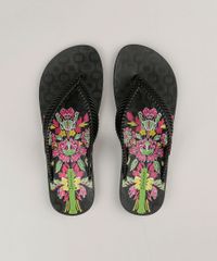 Chinelo-Feminino-Ipanema-com-Trancado-e-Estampa-Floral-Preto-9258802-Preto_1