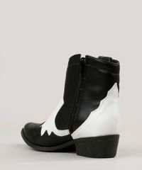 Bota-Feminina-Country-Bicolor-com-Recortes-Preta-9265608-Preto_3