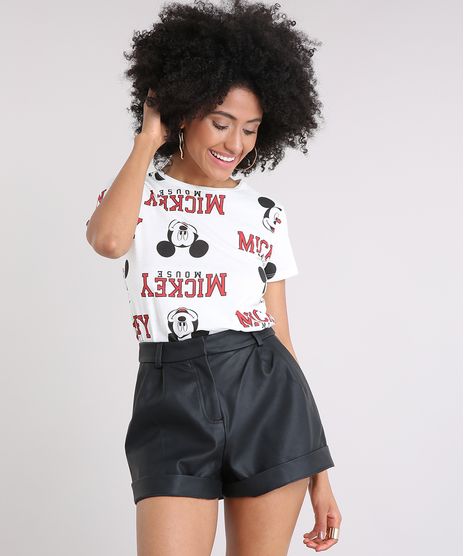 Blusa-Feminina-Estampada-Mickey-Mouse-Manga-Curta-Decote-Redondo-Off-White-9237997-Off_White_1