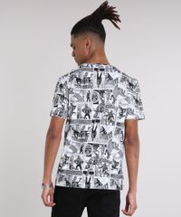Camiseta-Masculina-Estampada-de-Quadrinhos-Homem-Aranha-Manga-Curta-Gola-Careca-Off-White-8758239-Off_White_2