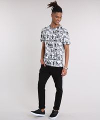 Camiseta-Masculina-Estampada-de-Quadrinhos-Homem-Aranha-Manga-Curta-Gola-Careca-Off-White-8758239-Off_White_3