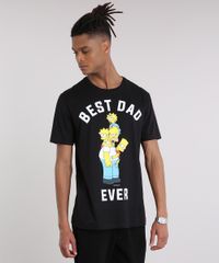 Camiseta-Masculina-Tal-Pai-Tal-Filho--Best-Dad-Ever--Os-Simpsons-Manga-Curta-Gola-Careca-Preta-8668241-Preto_1