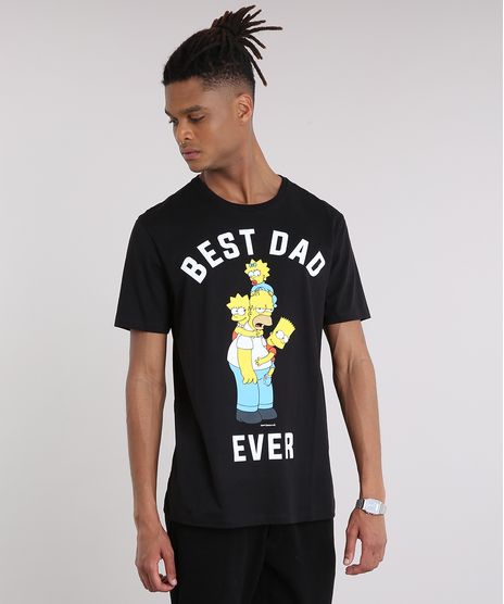 Camiseta-Masculina-Tal-Pai-Tal-Filho--Best-Dad-Ever--Os-Simpsons-Manga-Curta-Gola-Careca-Preta-8668241-Preto_1
