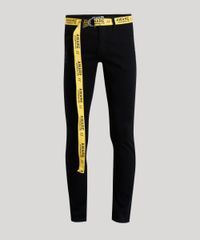 Calca-Masculina-Slim-com-Cinto-Amarelo-e-Preto-9203007-Preto_5