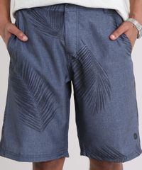 Bermuda-Surf-Masculina-Estampada-de-Folhagens-com-Bolsos-Azul-Marinho-9209949-Azul_Marinho_4