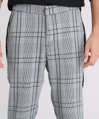 Calca-Masculina-Slim-Cropped-Estampada-Xadrez-Off-White-9203305-Off_White_4