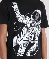 Camiseta-Masculina-Astronauta-Manga-Curta-Gola-Careca-Preta-9194381-Preto_4