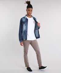 Jaqueta-Jeans-Masculina-Trucker-Destroyed-com-Bolsos-Azul-Escuro-9201954-Azul_Escuro_3