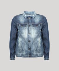 Jaqueta-Jeans-Masculina-Trucker-Destroyed-com-Bolsos-Azul-Escuro-9201954-Azul_Escuro_5