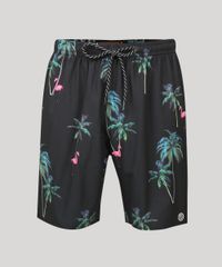 Bermuda-Masculina-Estampada-de-Coqueiros-e-Flamingos-com-Bolsos-Preta-9158966-Preto_5 Bermuda-Masculina-Estampada-de-Coqueiros-e-Flamingos-com-Bolsos-Preta-9158966-Preto_5