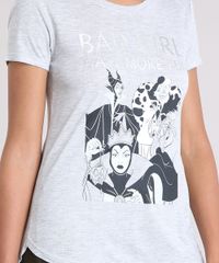 Blusa-Feminina-Vilas-Disney-Manga-Curta-Decote-Redondo-Cinza-Mescla-Claro-9251678-Cinza_Mescla_Claro_4