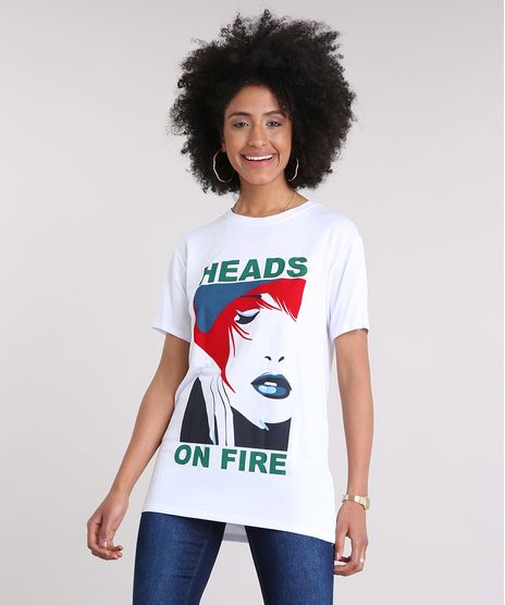 Blusa-Feminina-Longa--Heads-on-Fire--Manga-Curta-Decote-Redondo-Branca-9208733-Branco_1