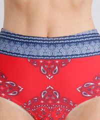 Biquini-Calcinha-Hot-Pant-Estampada-Bandana-com-Protecao-UV50--Vermelho-9219924-Vermelho_4