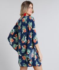 Saida-de-Praia-Kaftan-Estampada-Floral-com-Decote-V-Azul-Marinho-9222787-Azul_Marinho_2