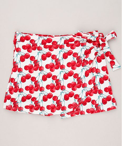 Short-Saia-Infantil-Estampada-de-Cereja-com-Transpasse-e-Laco-Off-White-9232110-Off_White_1
