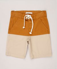 Bermuda-de-Sarja-Infantil-Bicolor-com-Cordao-Caramelo-9235465-Caramelo_1 Bermuda-de-Sarja-Infantil-Bicolor-com-Cordao-Caramelo-9235465-Caramelo_1