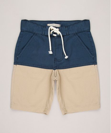 Bermuda-de-Sarja-Infantil-Bicolor-com-Cordao-Azul-Marinho-9235465-Azul_Marinho_1