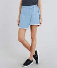 Saia-Jeans-Feminina-Envelope-com-Amarracao-Azul-Claro-9209353-Azul_Claro_1