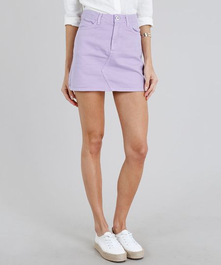 Saia-de-Sarja-Feminina-Curta-Lilas-9268528-Lilas_1 Saia-de-Sarja-Feminina-Curta-Lilas-9268528-Lilas_1