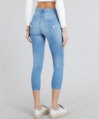 Calca-Jeans-Feminina-Skinny-Cropped-Cintura-Alta-com-Botoes-Azul-Claro-9209351-Azul_Claro_2