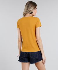 Blusa-Feminina--Beauty--Manga-Curta-Decote-Careca-Mostarda-9250290-Mostarda_2